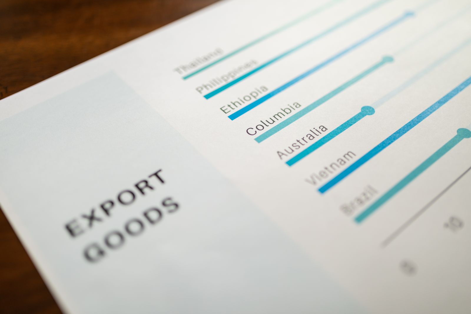 Automóviles nuevos alineados en un puerto de exportación junto a buques de carga.